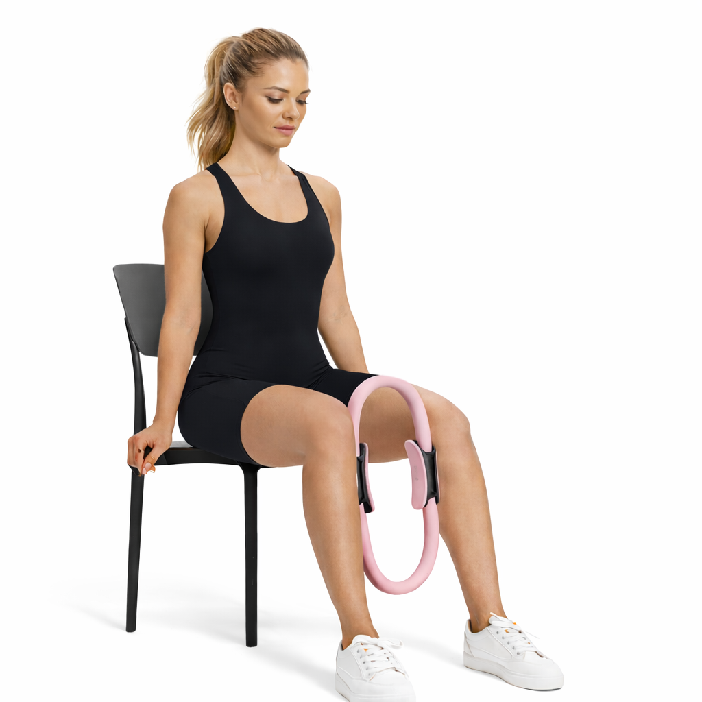 Obręcz do pilatesu różowa