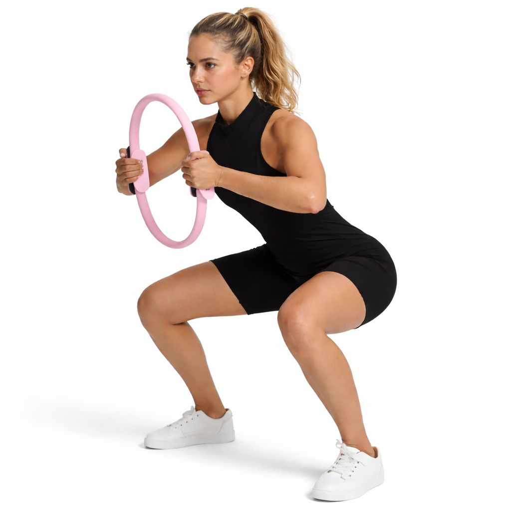 Obręcz do pilatesu różowa